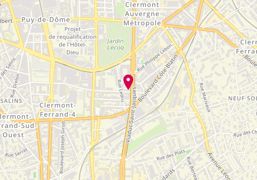 Plan de Sfab Construction, 27 Rue Raynaud, 63000 Clermont-Ferrand